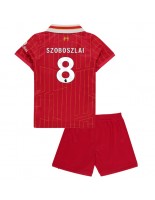 Liverpool Dominik Szoboszlai #8 Domácí dres pro děti 2024-25 Krátký Rukáv (+ trenýrky)